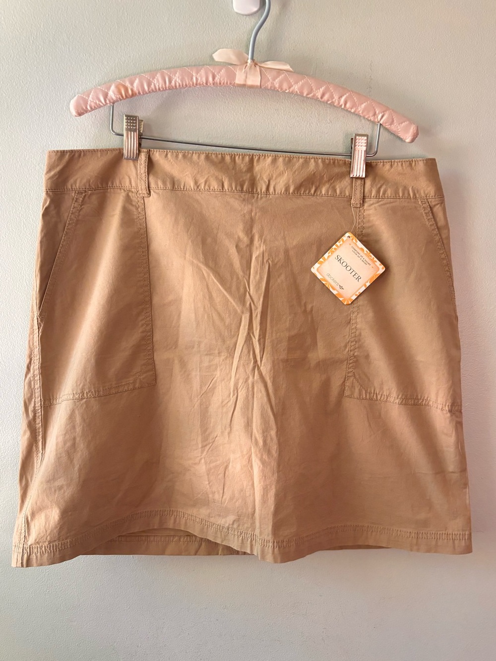 Dockers Khaki Skort Size 14 NWT Casual Skirt Shorts